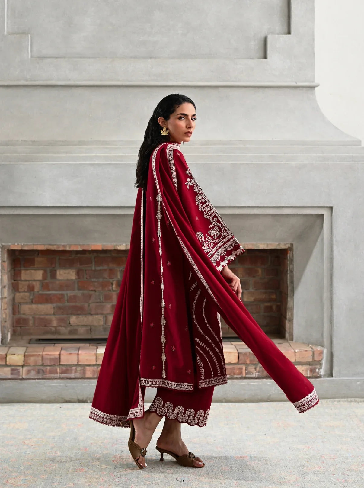 Cambric Lawn & Semi Pure Chiffon Dupatta