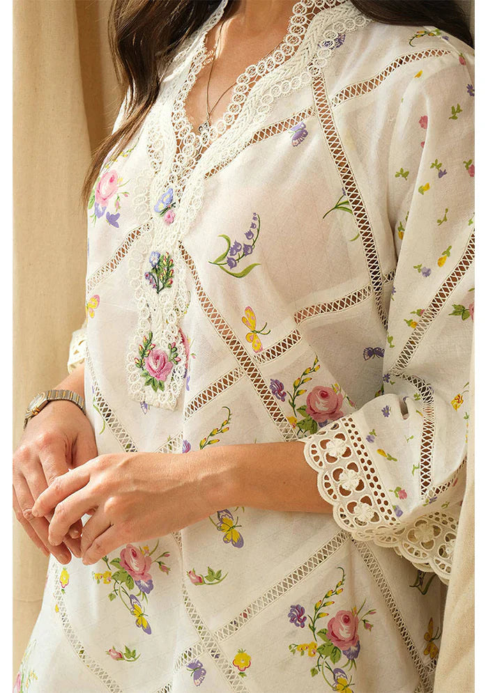 03-Piece Printed Lawn Suit | Ready To Wear