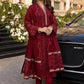 03-Piece Chiffon Suit With Embroidery | Ready To Wear