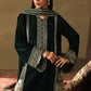 Bottle Green Velvet Kurta Set | Ready-to-Wear
