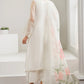 03-Piece Embroidered Organza Suit | Ready To Wear