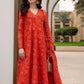 Embroidered Lawn Suit ( Maxi Style ) With Chiffon Dupatta | Ready To Wear