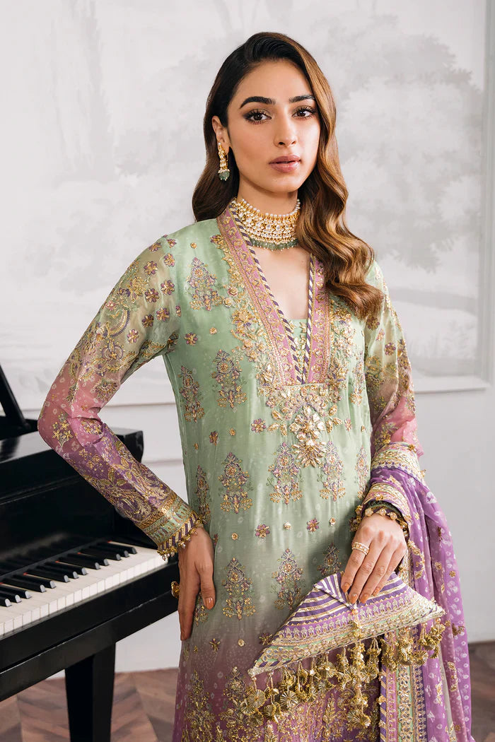 03-Piece Embroidered Chiffon Suit | Ready To Wear