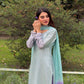 03-Piece Tie & Dye - Embroidered Chiffon Suit | Ready To Wear