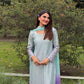 03-Piece Tie & Dye - Embroidered Chiffon Suit | Ready To Wear