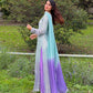 03-Piece Tie & Dye - Embroidered Chiffon Suit | Ready To Wear