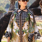 Printed Lawn 3-Piece Suit Sequin Work Front, Neckline & Daman Border with Chiffon Dupatta & Cambric Trouser