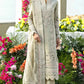 3 Piece Cotton Suit With Organza Dupatta| Ready To Wear