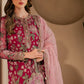 03-Piece Embroidered Chiffon Suit With Net DUpatta | Ready To Wear