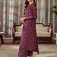03-Piece Printed Lawn With Embroidered - Ready To Wear