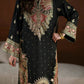 ✨ Black & Gold Kashmiri Majesty – Luxury Embroidered | Ready to Wear