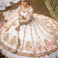 Off White Bridal Collection Net 3 Piece |  Read To Wear