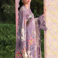 03-Piece Embroidered Printed Lawn Suit With Chiffon Dupatta | Ready To Wear