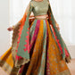 03-piece Embroidered Silk Lehanga With Organza Dupatta | Ready To Wear