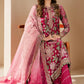 03-Piece Embroidered Chiffon Suit With Net DUpatta | Ready To Wear