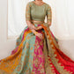 03-piece Embroidered Silk Lehanga With Organza Dupatta | Ready To Wear