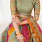 03-piece Embroidered Silk Lehanga With Organza Dupatta | Ready To Wear