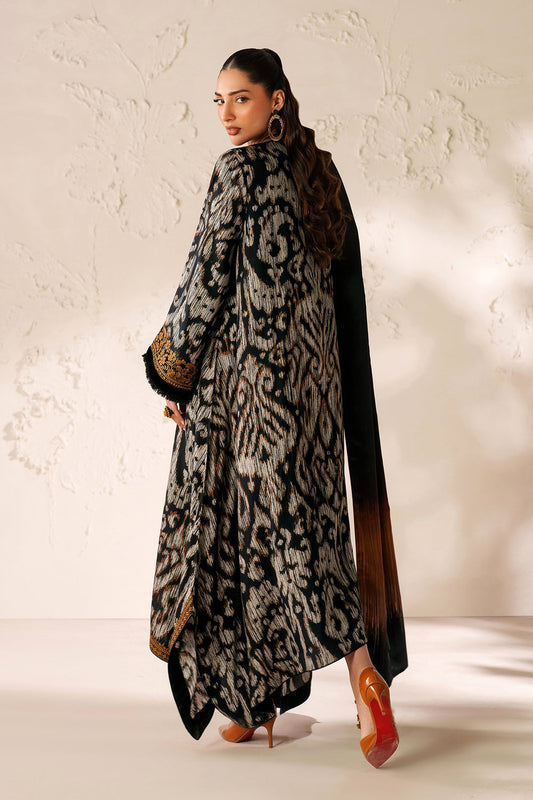 3 Piece Stitched Lawn Suit - Ready To Wear