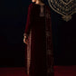 Ready-to-Wear Mehroon Luxury Velvet Embroidered 3-Piece Suit