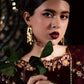 Ready-to-Wear Mehroon Luxury Velvet Embroidered 3-Piece Suit