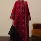 03-Piece Embroidered Lawn Suit With Chiffon Dupatta | Ready To Wear