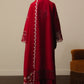 03-Piece Embroidered Lawn Suit With Chiffon Dupatta | Ready To Wear