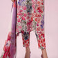 03-Piece Printed Lawn Suit With Chiffon Dupatta | Ready To Wear