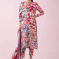 03-Piece Printed Lawn Suit With Chiffon Dupatta | Ready To Wear