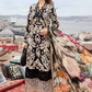Black Printed Cambric 3-Piece Ready-to-Wear Suit