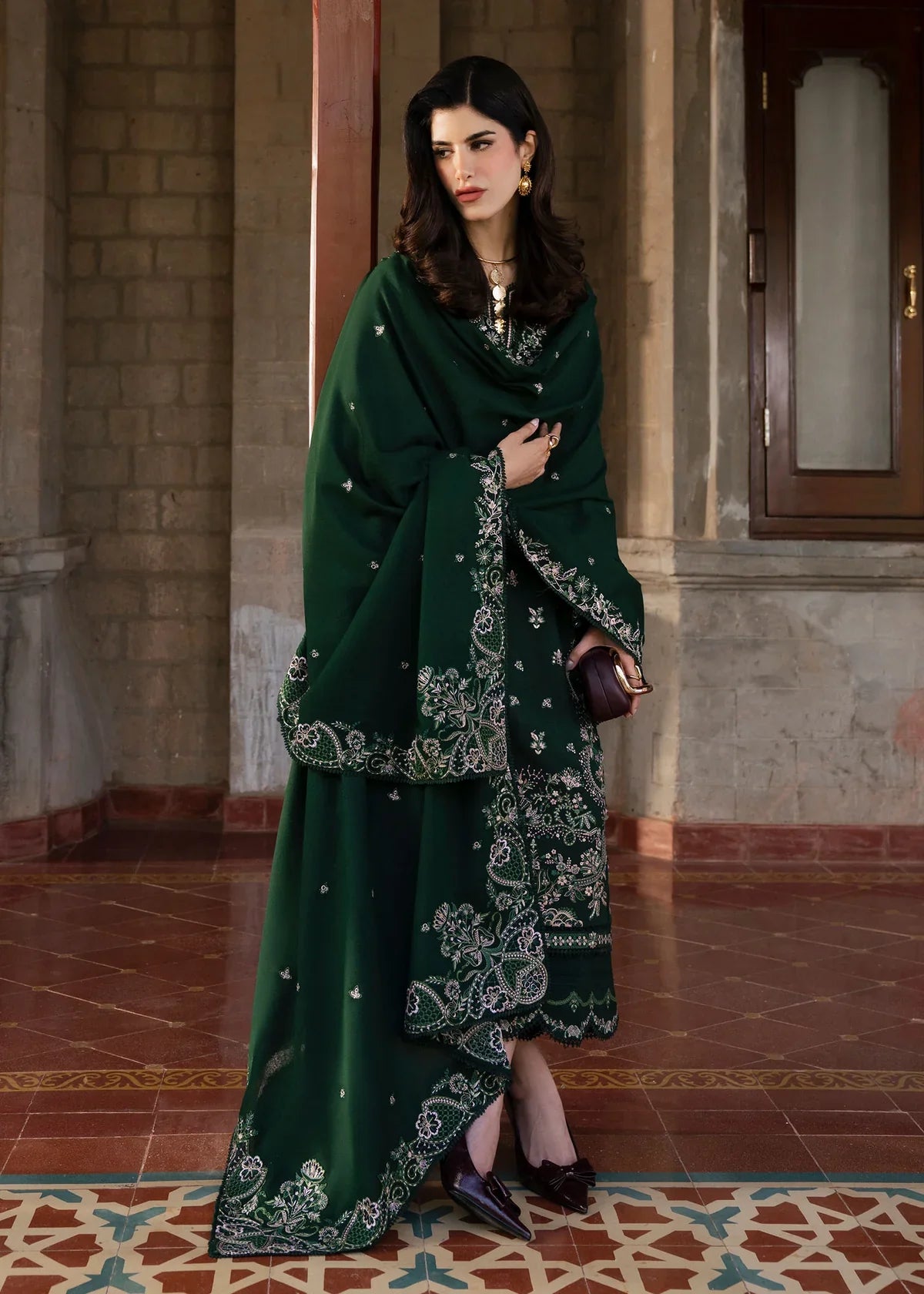 03-Piece Lawn Suit WIth Embroidery | Ready To Wear