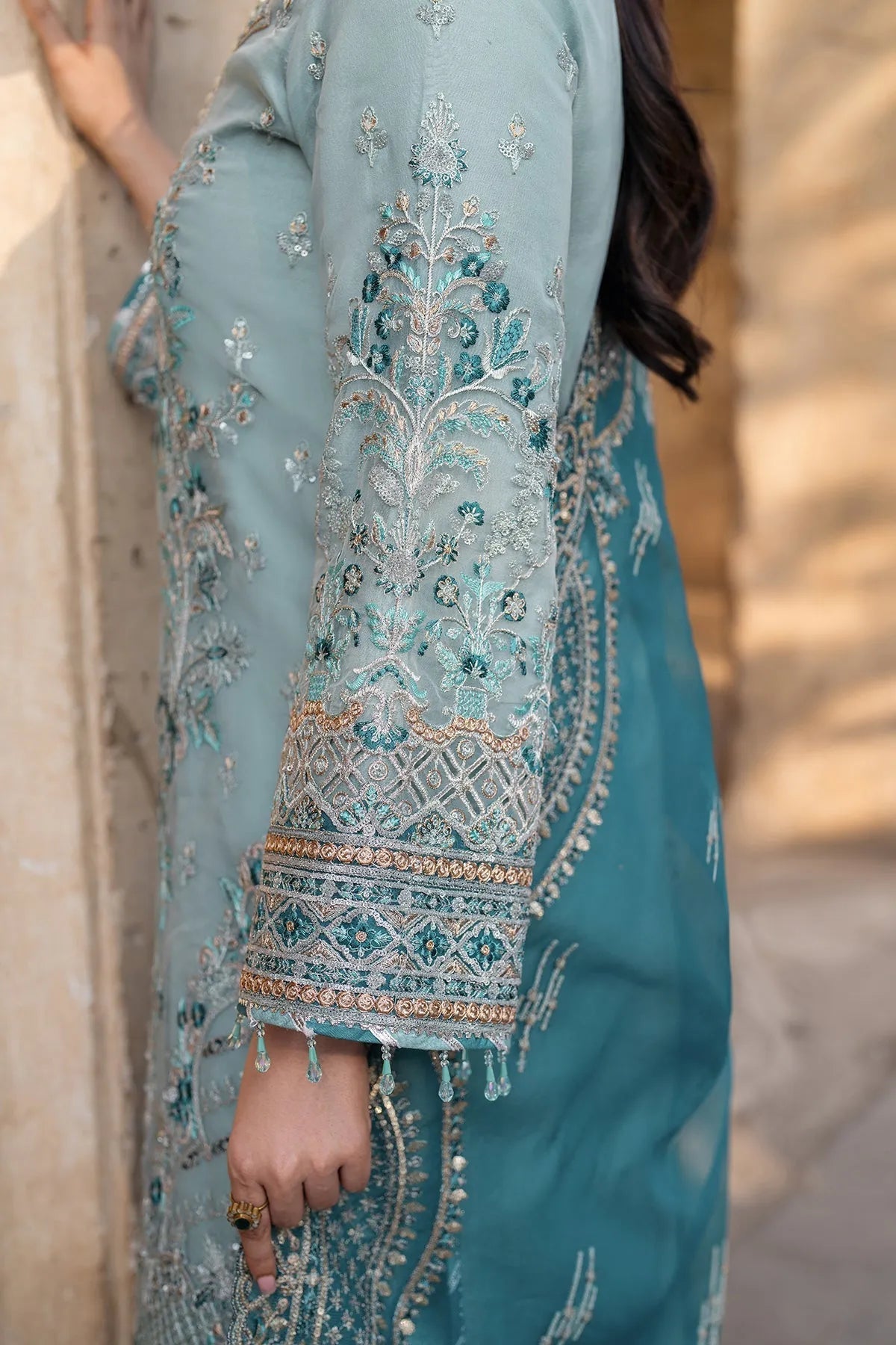Fully Embroidered Premium Chiffon 3 Piece Suit with Chiffon Dupatta | Ready To Wear