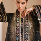 03-Piece Embroidered Velvet Formal Suit Ready To Wear
