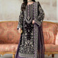 Heavy Embroidered Velvet 3-Piece Suit Ready-to-Wear