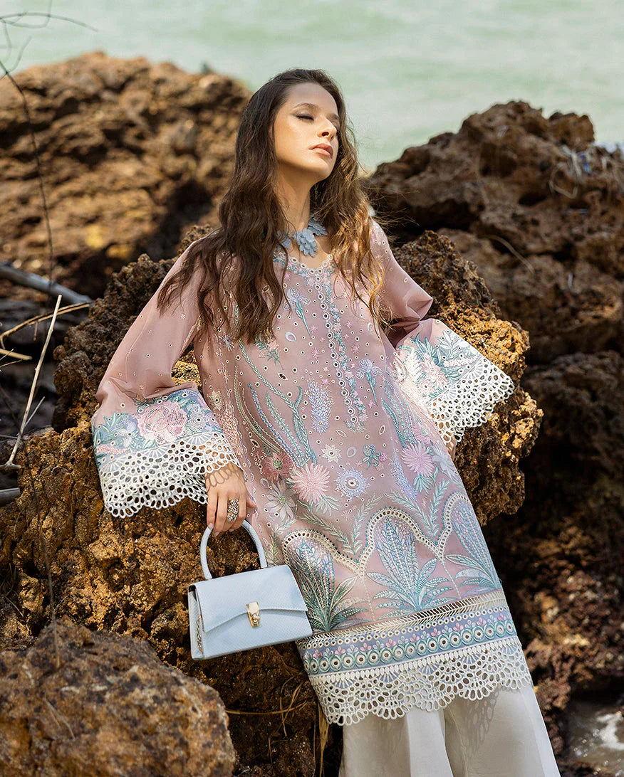 03-Piece Embroidered Lawn Suit | Ready To Wear