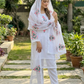 03 Piece Embroidered Chiffon Suit - Ready to Wear