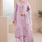 03-Piece Embroidered Organza Suit | Ready To Wear