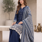 03 Piece Embroidered Chikankari  Lawn Suit - Ready  To Wear