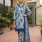 03 Piece  Printed Lawn Suit - Ready  To Wear