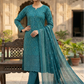 03 Piece Chikankari Embroidered Lawn Suit - Ready  To  Wear