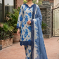 03 Piece  Printed Lawn Suit - Ready  To Wear