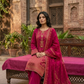 03 Piece Embroidered Jacquard Suit - Ready  to Wear