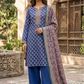 03 Piece Printed Lawn Suit - Ready To  Wear