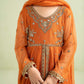 Luxury Embroidered Chiffon Girls’ Ready-to-Wear Suit