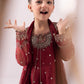 Elegant Embroidered Chiffon Girls’ Ready-to-Wear Suit