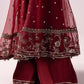 Elegant Embroidered Chiffon Girls’ Ready-to-Wear Suit