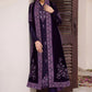 Deep Purple & Lilac: Velvet Embroidered Suit | Ready To Wear
