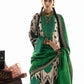 03-Piece Embroidered Print Lawn With Embroidered Chiffon Dupatta - Ready To Wear