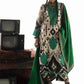 03-Piece Embroidered Print Lawn With Embroidered Chiffon Dupatta - Ready To Wear