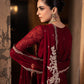 Maroon Sequence Chiffon Formal Suit | Ready To Wear