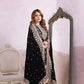 Luxury Velvet Embroidered Ready-to-Wear 3-Piece Suit